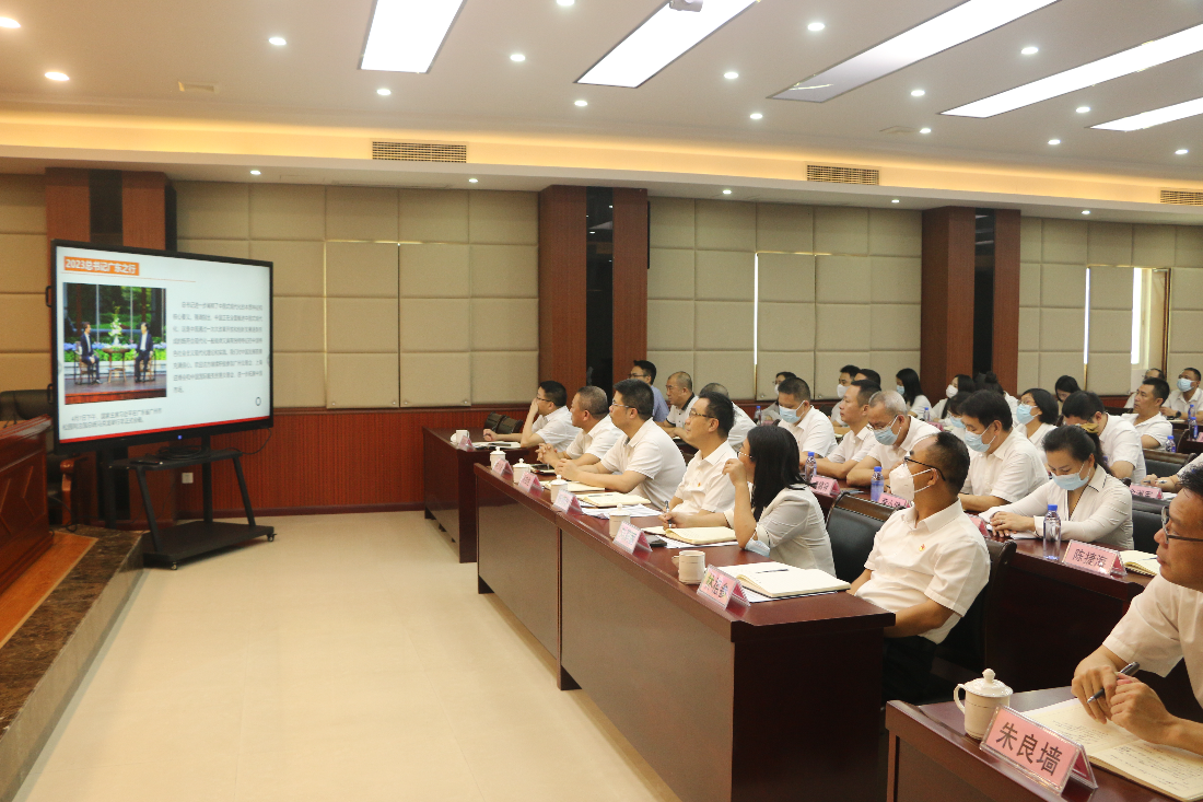 6月9日，市人社局召开专题学习会 深入学习贯彻习近平总书记视察广东重要讲话重要指示批示精神宣讲②(1).JPG