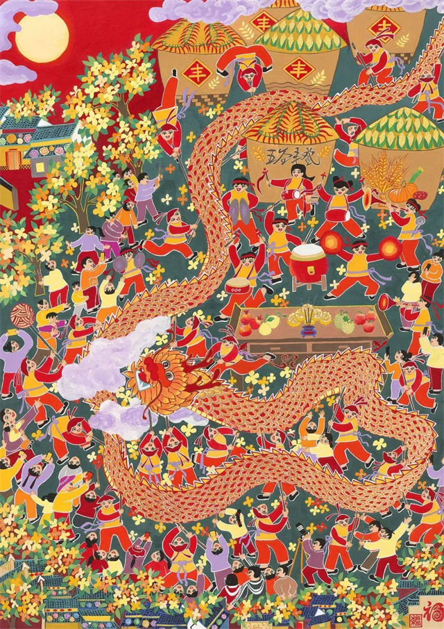 李红娟 《桂花香里庆丰年》.jpg